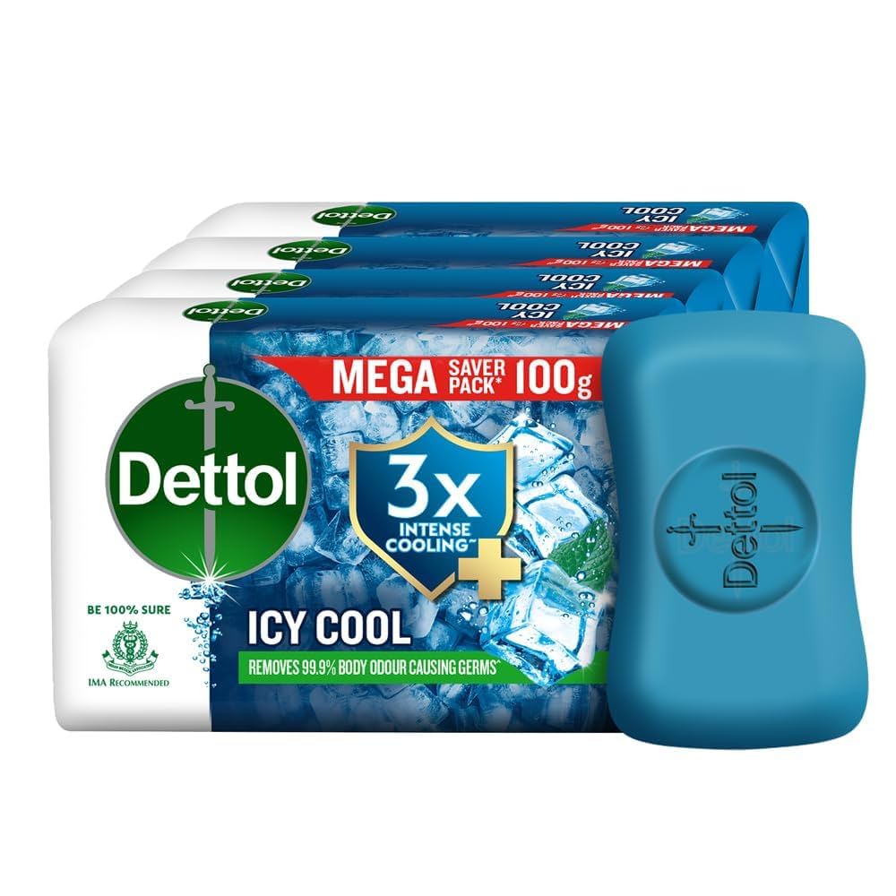 DETTOL ICY COOL SOAP MULTIPACK OF-5 100 GM 