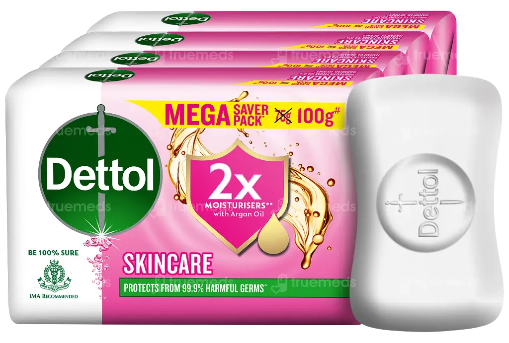 DETTOL SKINCARE SOAP MULTIPACK OF-4 100 GM