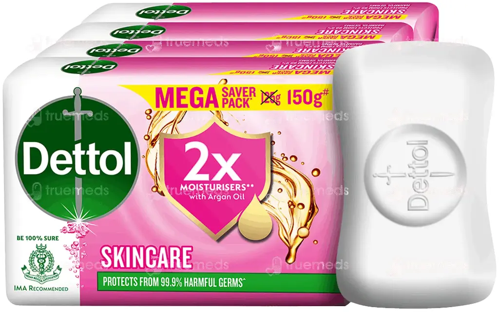 DETTOL SKINCARE SOAP MULTIPACK OF-4 150 GM