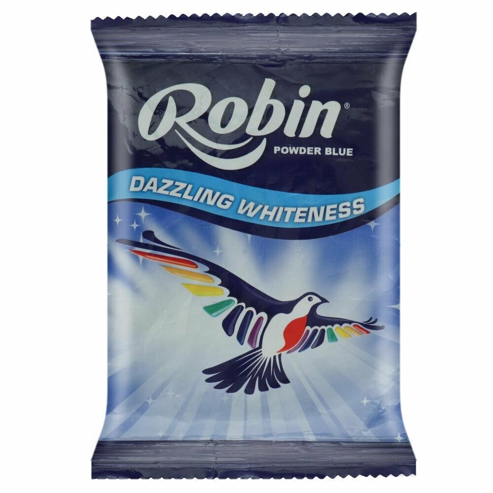 ROBIN DAZZLING WHITENESS POWDER BLUE 50 GM 