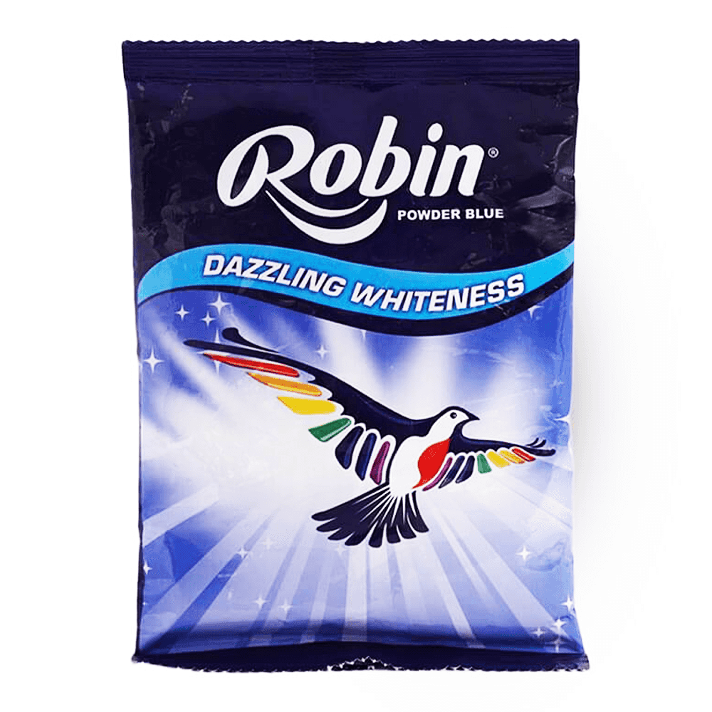 ROBIN DAZZLING WHITENESS POWDER BLUE 100 GM 