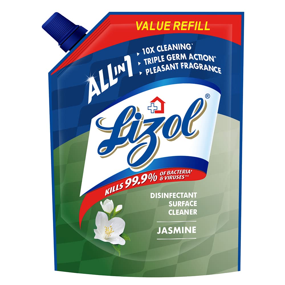 LIZOL DISINFECTANT SURFACE CLEANER LIQUID - JASMINE 1.8L