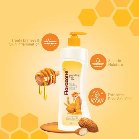 Florozone Honey & Almond Nourishing Body Lotion 100ml