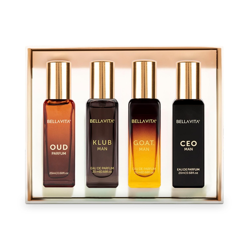 Bellavita Perfume Gift Set For Men 80ml (4N x 20ml)