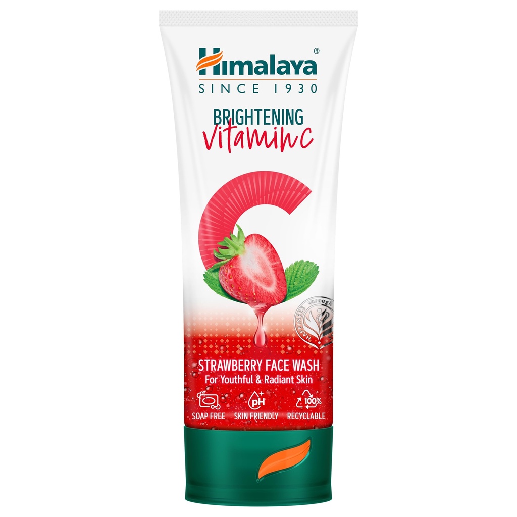 Himalaya Brightening Vitamin C Strawberry Face Wash 100ml 