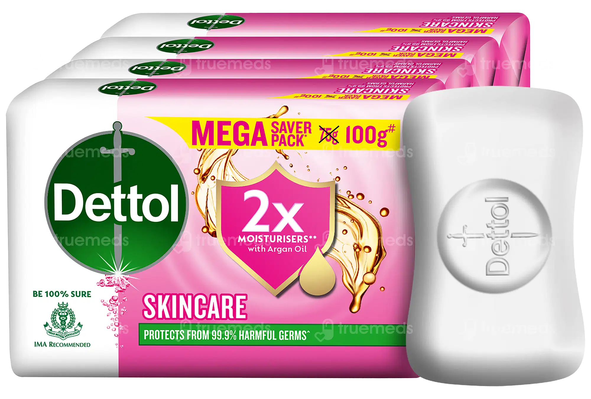 DETTOL SKINCARE SOAP MULTIPACK OF-4 100 GM
