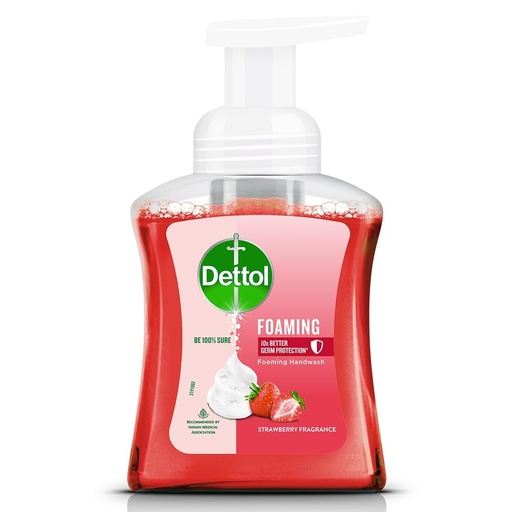 DETTOL LIQUID STRAWBERRY FRAGRANCE HAND WASH PUMP 250 ML