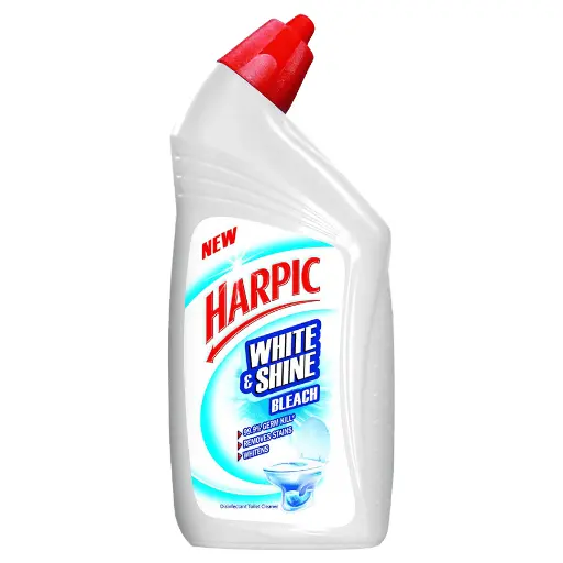 HARPIC WHITE & SHINE BLEACH TOILET CLEANER 500 ML 