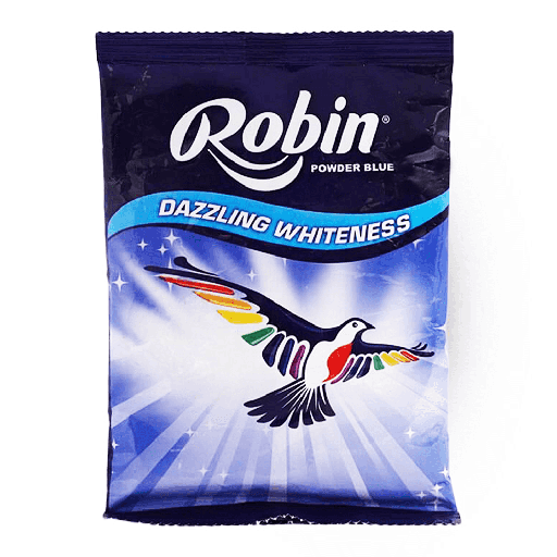 ROBIN DAZZLING WHITENESS POWDER BLUE 100 GM 