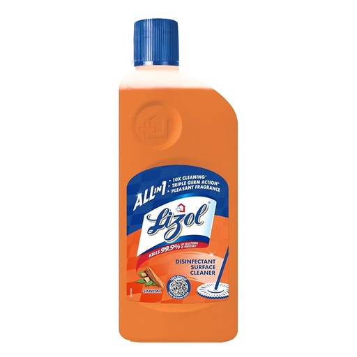 LIZOL DISINFECTANT SURFACE CLEANER LIQUID - SANDAL 500 ML