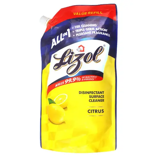 LIZOL DISINFECTANT SURFACE CLEANER LIQUID - CITRUS 750 ML