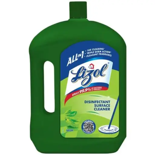 LIZOL DISINFECTANT SURFACE CLEANER LIQUID - NEEM 2L
