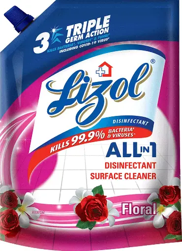 LIZOL DISINFECTANT SURFACE CLEANER LIQUID - FLORAL 1.8L