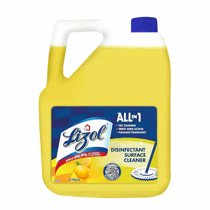 LIZOL DISINFECTANT SURFACE CLEANER LIQUID - CITRUS 5L