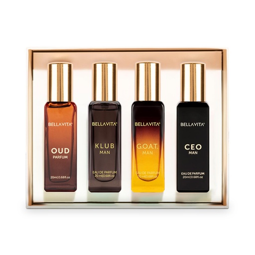 Bellavita Perfume Gift Set For Men 80ml (4N x 20ml)