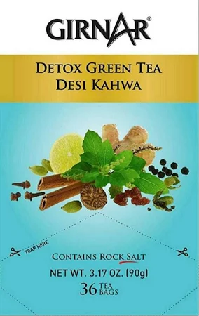 GIRNAR DETOX DESI KAHWA GREEN TEA 36 N 
